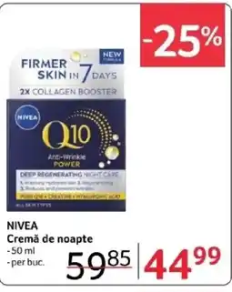Selgros NIVEA Cremă de noapte Ofertă