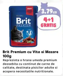 Animax Brit Premium cu Vita si Mazare Ofertă