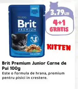 Animax Brit Premium Junior Carne de Pui Ofertă