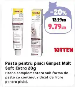 Animax Pasta pentru pisici Gimpet Malt Soft Extra Ofertă