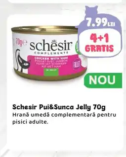 Animax Schesir Pui&Sunca Jelly Ofertă