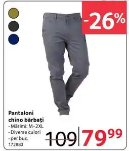 Selgros Pantaloni Chino, bărbați Ofertă