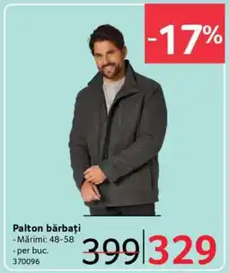 Selgros Palton bărbați Ofertă