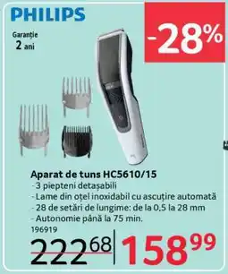 Selgros Aparat de tuns HC5610/15 Ofertă
