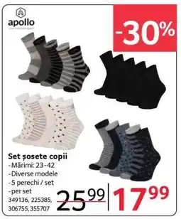 Selgros Set șosete copii Ofertă