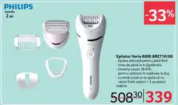 Selgros Epilator Seria 8000 BRE710/00 Ofertă