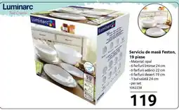 Selgros Serviciu de masă Feston, 19 piese Ofertă