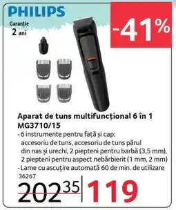 Selgros Aparat de tuns multifuncțional 6 în 1 MG3710/15 Ofertă