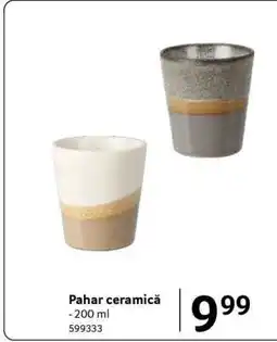 Selgros Pahar ceramică Ofertă