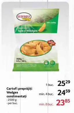 Selgros Cartofi prăjiți wedges condimentați Ofertă