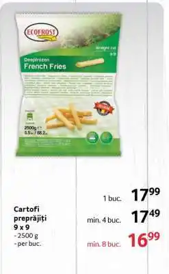 Selgros Cartofi preprăjiți 9 x 9 Ofertă