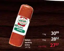 Selgros Salam sandviș extra Ofertă