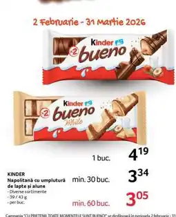 Selgros KINDER Ofertă