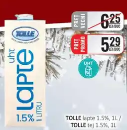 CBA TOLLE lapte 1.5%, Ofertă