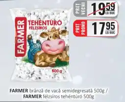 CBA FARMER brânză de vacă semidegresată Ofertă