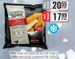 CBA ZIZU şniţel din piept de pui file Ofertă