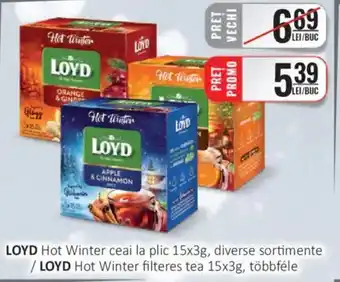 CBA LOYD Hot Winter ceai la plic Ofertă