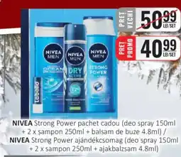 CBA NIVEA Strong Power pachet cadou Ofertă