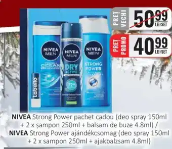 CBA NIVEA Strong Power pachet cadou Ofertă
