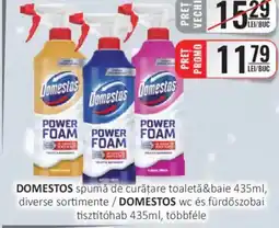 CBA DOMESTOS spumă de curățare toaletă &baie Ofertă
