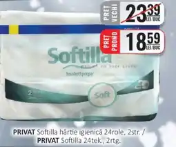 CBA PRIVAT Softilla hârtie igienică Ofertă