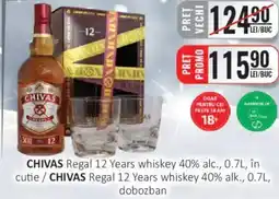 CBA CHIVAS Regal 12 Years whiskey 40% alc. Ofertă
