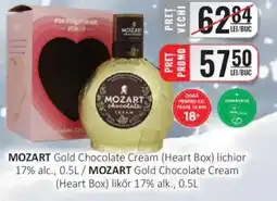 CBA MOZART Gold Chocolate Cream (Heart Box) lichior 17% alc. Ofertă
