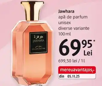 Jawhara apă de parfum unisex