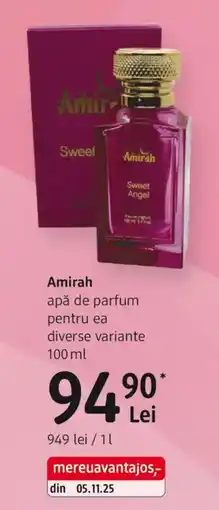 DM Amirah apă de parfum pentru ea Ofertă
