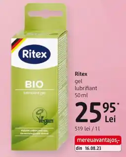DM Ritex gel lubrifiant Ofertă