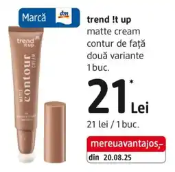 DM trend !t up matte cream contur de faţă Ofertă