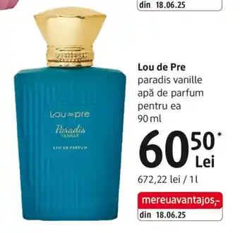 Lou de Pre paradis vanille apă de parfum pentru ea