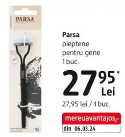 DM Parsa pieptene pentru gene Ofertă