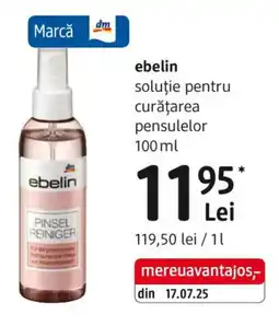 DM ebelin soluție pentru curățarea pensulelor Ofertă