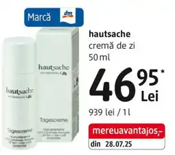 DM hautsache cremă de zi Ofertă