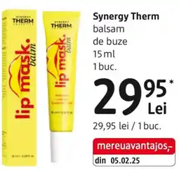 DM Synergy Therm balsam de buze Ofertă