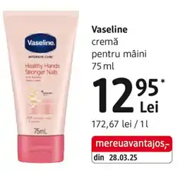 DM Vaseline cremă pentru mâini Ofertă
