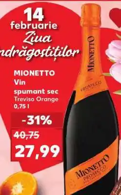 MIONETTO Vin spumant sec Treviso Orange 0,75 l