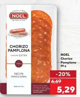 Kaufland NOEL Chorizo Pamplona 80 g Ofertă
