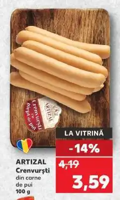Kaufland ARTIZAL Crenvurști Ofertă