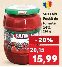 Kaufland Sultan Pastă de Tomate 24% Ofertă