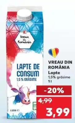 Kaufland Lapte de consum Ofertă