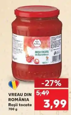 Kaufland Roșii tocate Ofertă