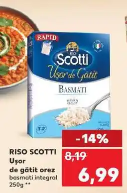 Kaufland RISO SCOTTI Ușor de gătit orez basmati integral 250g Ofertă