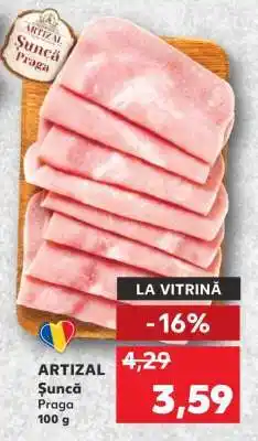 Kaufland ARTIZAL Șuncă Praga Ofertă