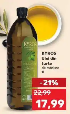 Kaufland KYROS Ulei din turte de măsline 1l Ofertă