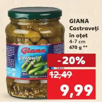 Kaufland GIANA Castraveți în oțet Ofertă