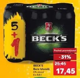 Kaufland BECK'S Ofertă
