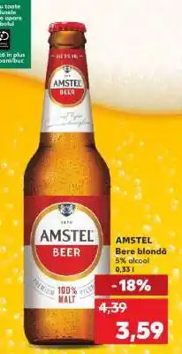 Kaufland AMSTEL Bere blondă Ofertă