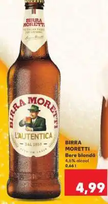 Kaufland BIRRA MORETTI Ofertă